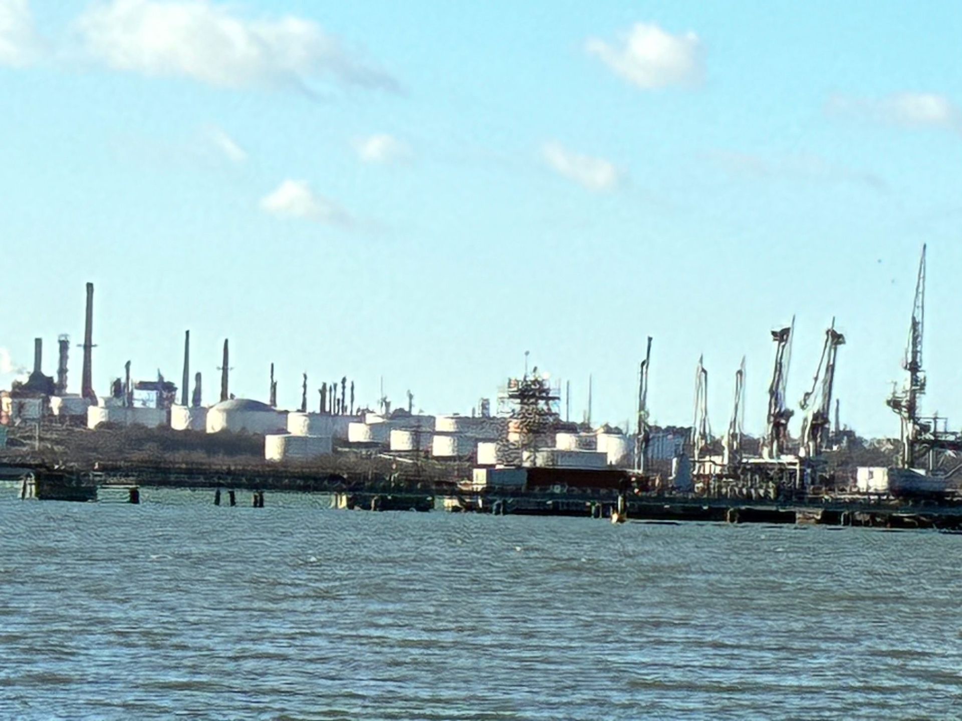 Looking across to Fawley